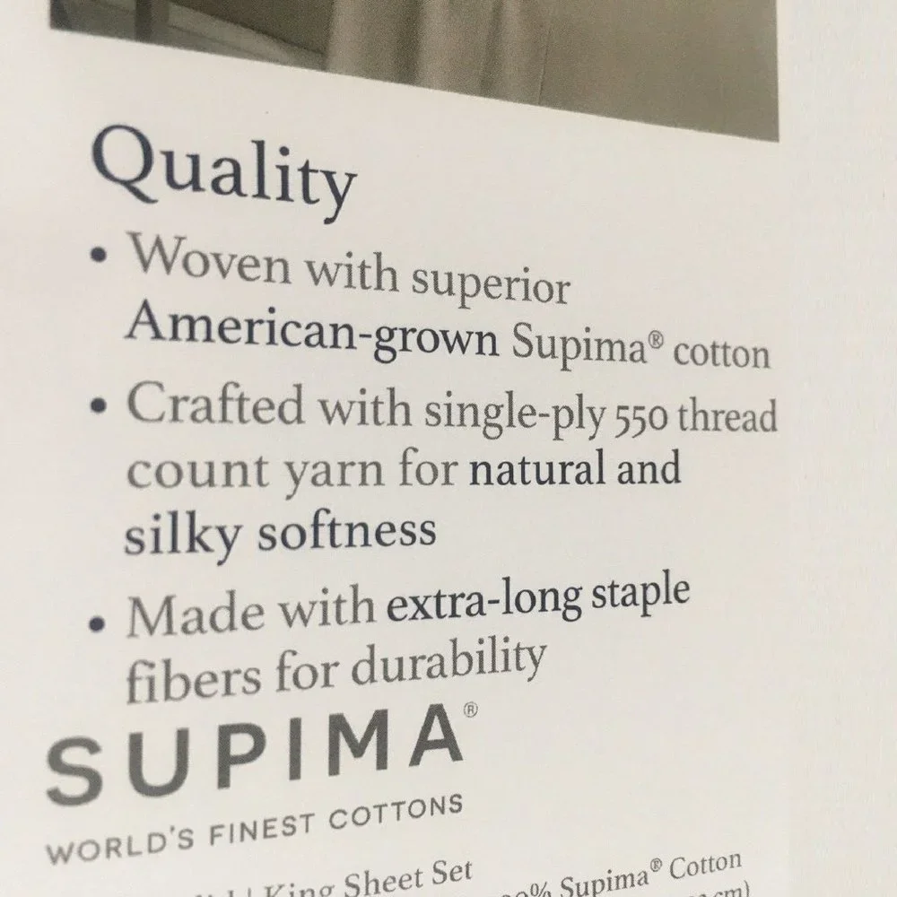 new CHERRY BLOSSOM PINK Charter Club 550 TC Cotton CAL KING Extra-Deep Sheet Set